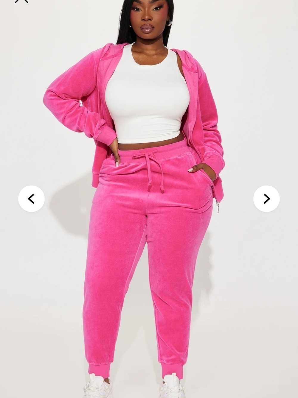 The Original Trendsetter Velour Set - Bubblegum Pink